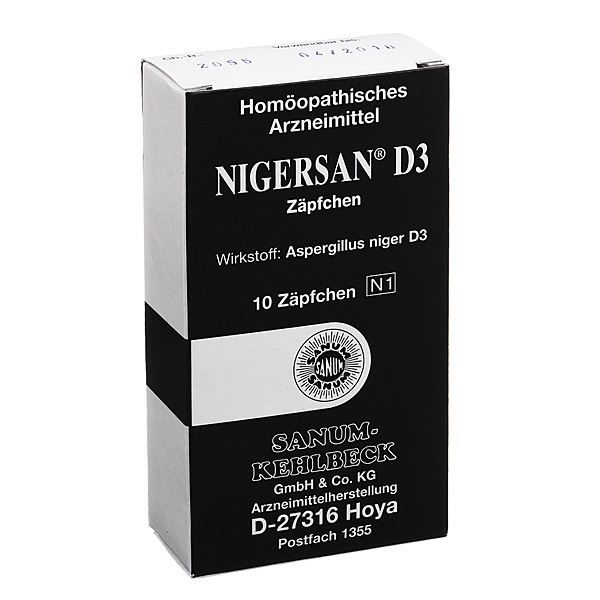 NIGERSAN D3 confezione da 10 supposte