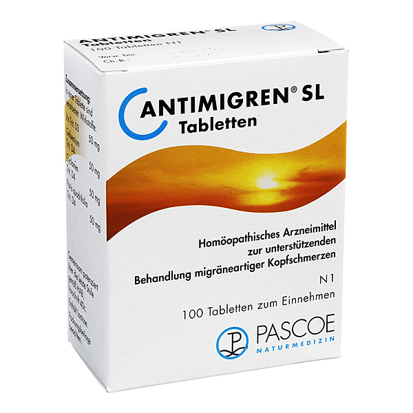 ANTIMIGREN SL confezione da 100 compresse - Erbofarma farmaci, generici ...