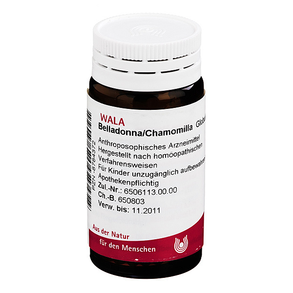 BELLADONNA CHAMOMILLA - GLOBULI 20 GR