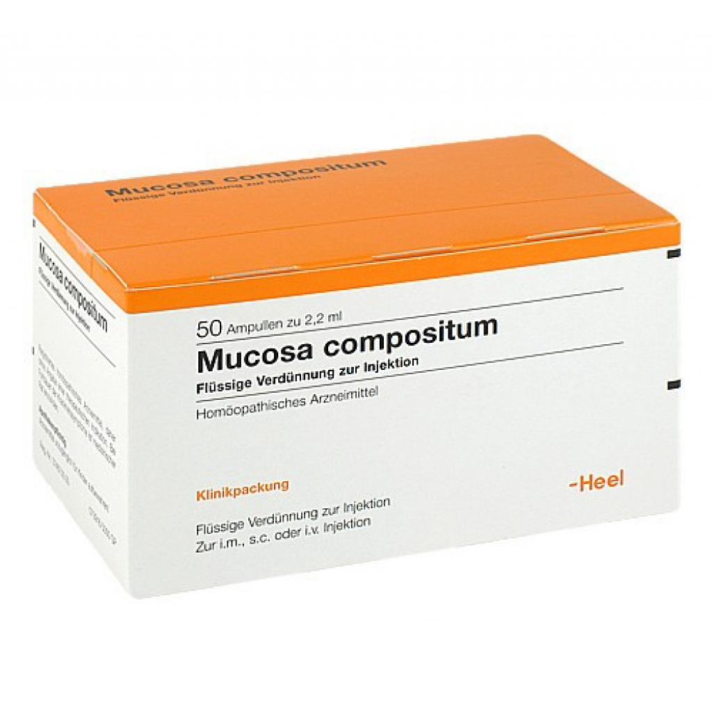 MUCOSA Compositum Ampullen 100 Stück – Homöopathisches Arzneimittel, Apothekenpflichtig, PZN-04313598