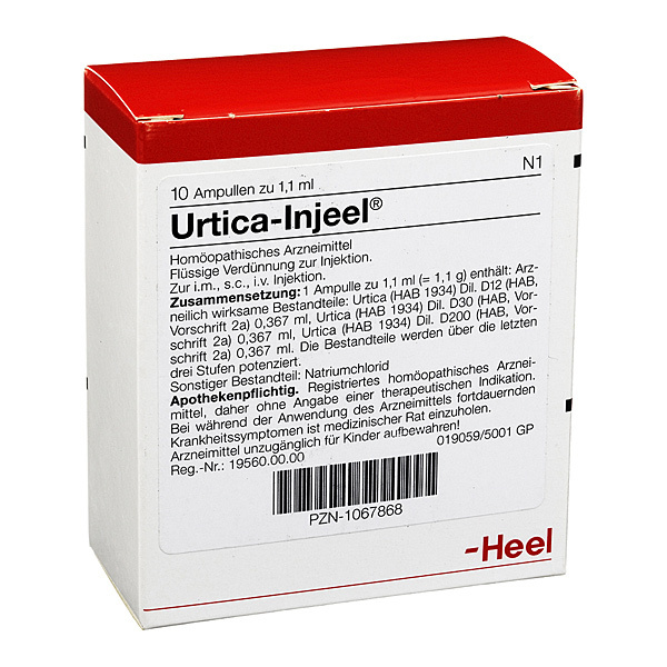 URTICA INJEEL- FIALE 10 X 1,1 ML