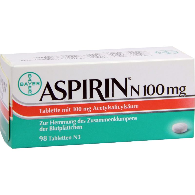 Aspirin N 100 mg 98 compresse Erbofarma farmaci, generici, omeopatici