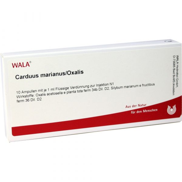 CARDUUS MARIANUS/ OXALIS - FIALE 10 X 1 ML