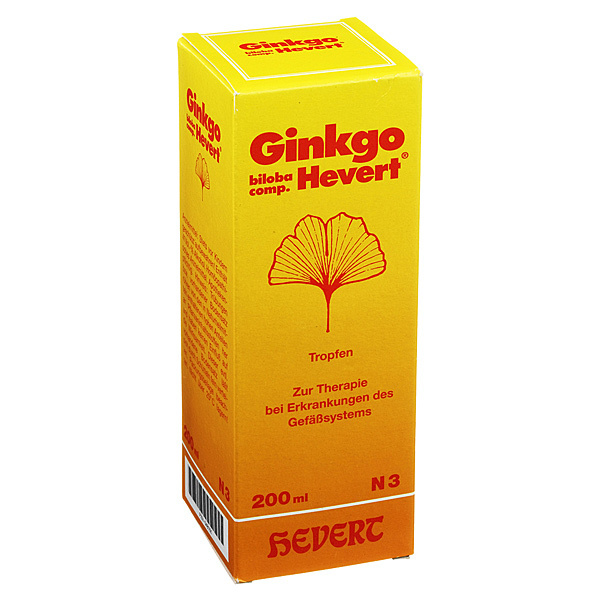 GINKGO BILOBA COMP HEVERT Tropfen 200 ml  (  GINKGO BILOBA COMP HEVERT gocce 200 ml  )
