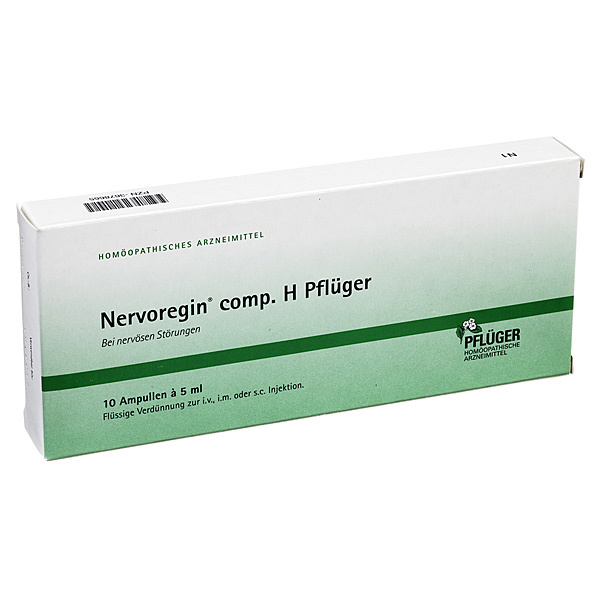 NERVOREGIN comp.H Pflüger - FIALE 10 X 5 ML