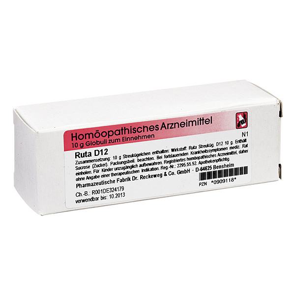 RUTA D 12 Globuli 10 gr