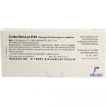 CARBO betulae D20 8x1 ml fiale
