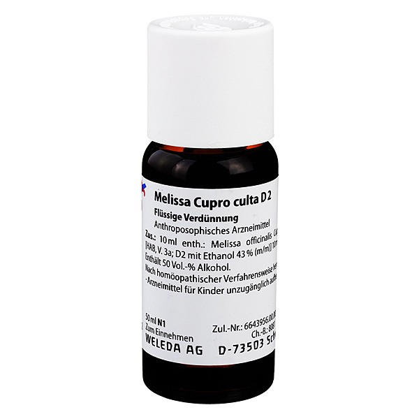 MELISSA CUPRO CULTA D2 Dilution 50 ml
