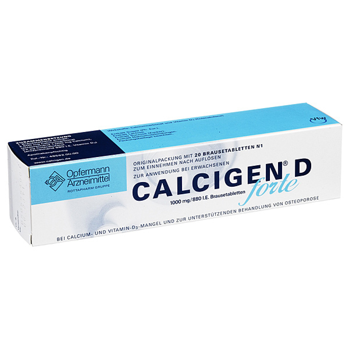CALCIGEN D forte 1000 mg/880 I.E. 40 compresse effervescenti ...