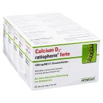 CALCIUM D3 ratiopharm forte 1200 mg/800 U.I. compresse effervescenti - 100 PZ