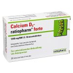 CALCIUM D3 ratiopharm forte compresse effervescenti - 20 PZ