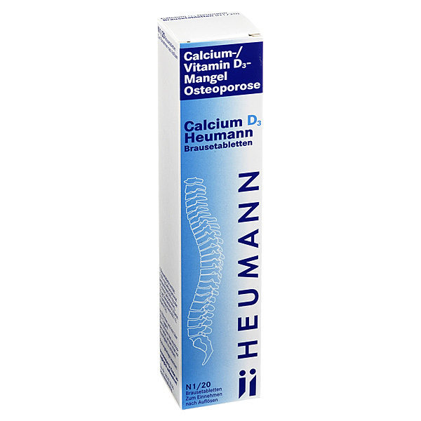 CALCIUM D3 Heumann 600 mg/400 U.I. 20 compresse effervescenti