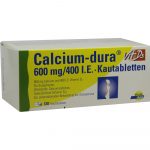 CALCIUM DURA Vit D3 600 mg/400 U.I 120 compresse masticabili