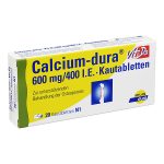CALCIUM DURA Vit D3 600 mg/400 U.I. 20 compresse masticabili