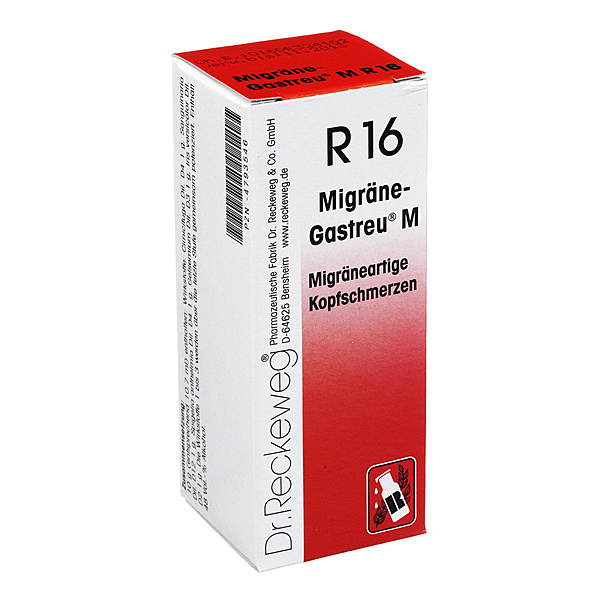 RECKEWEG R16 MIGRÄNE GASTREU M 50 ml
