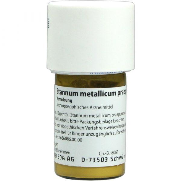 STANNUM MET. PRAEPARAT. D12 Trituration 20 gr