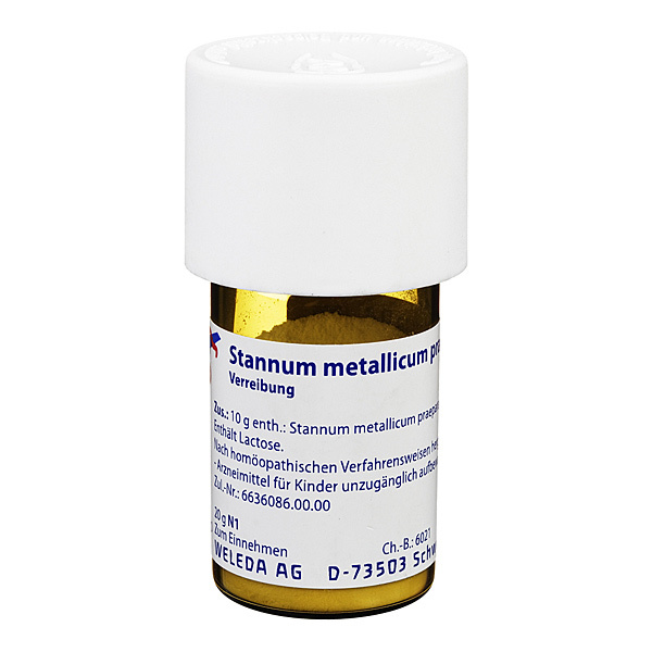 STANNUM MET. PRAEPARAT. D8 Trituration 20 gr