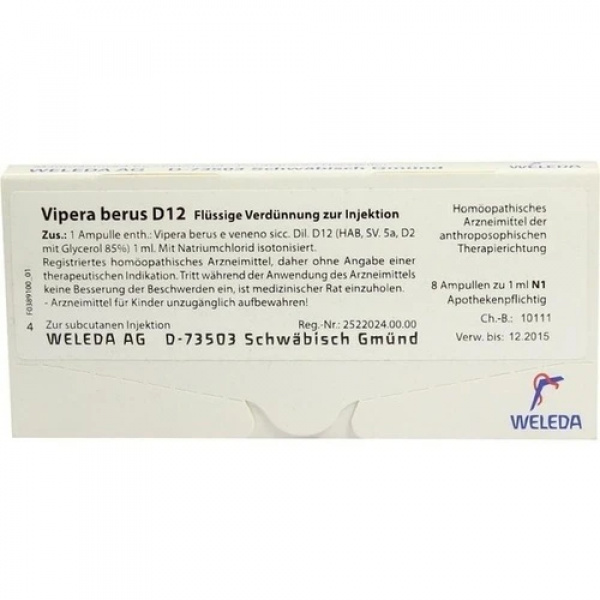 VIPERA BERUS D12 8x1 ml fiale