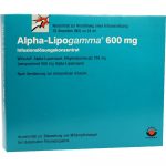 Alpha Lipogamma 600 Inf. Lsg. Konzentrat Infusionslösung (Alpha Lipogamma 600 Inf. Soln. Concentrato soluzione per infusione)