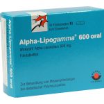 Alpha Lipogamma 600 mg Filmtabletten 30 stk  (Alpha Lipogamma 600 mg compresse rivestite con film 30 pz)
