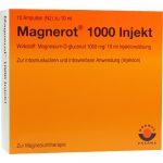 Magnerot 1000 injekt 10x10 ml fiale