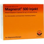 Magnerot 500 Injekt  10x5 ml fiale