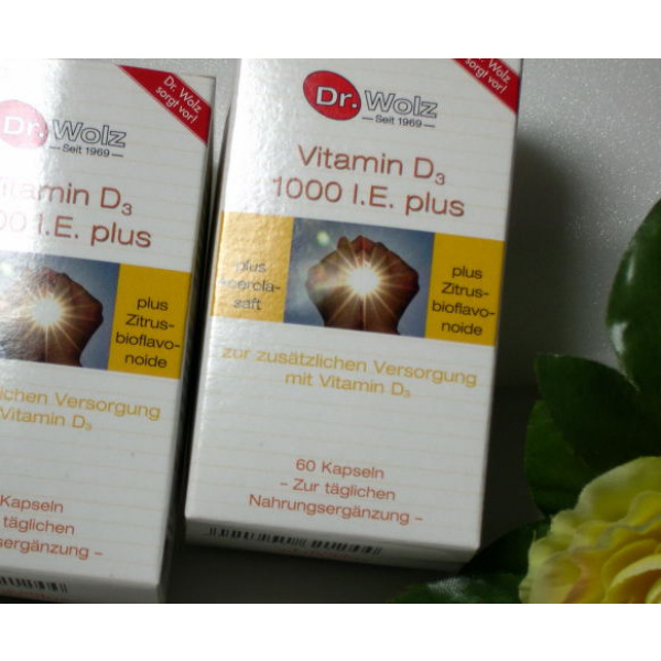 Vitamin D2 1000 Internationale Einheiten Vegan Kapseln (Vitamina D2 1000 unità internazionali Vegan Capsule) 60 pz