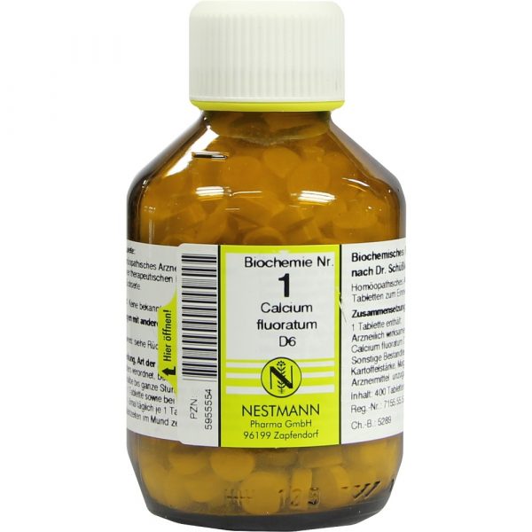 NR.1 BIOCHEMIE  Calcium  Fluoratum D 6 - 400 CPS