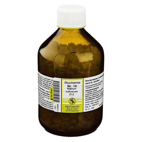 NR.10  BIOCHEMIE NATR SULF D12 – 1000 CPS