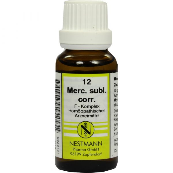 Mercurius Subl. Corr. F Komplex Numero 12 Dilution 20 ml