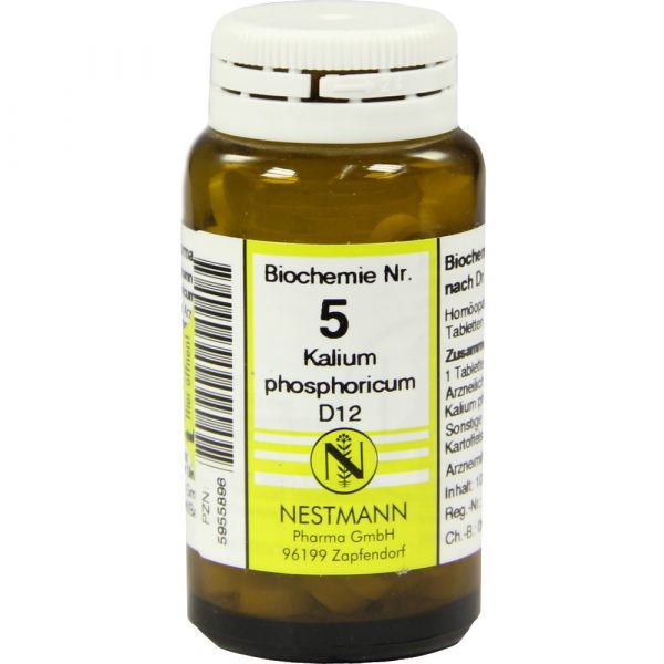 NR.5 BIOCHEMIE  KALIUM PHOSPHORICUM D12 – 1000 CPS