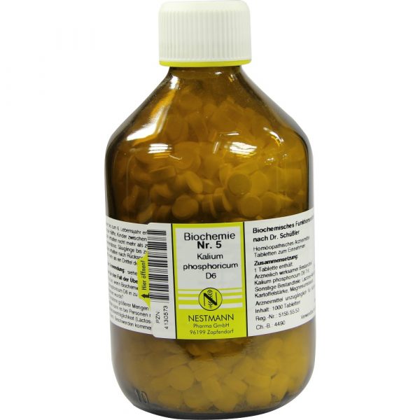 NR.5 BIOCHEMIE  KALIUM PHOSPHORICUM D6 – 1000 CPS