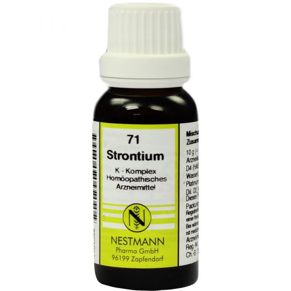 Strontium K Komplex Numero 71 Dilution 20 ml