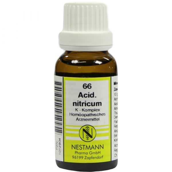 Acidum Nitricum K Komplex Numero 66 Dilution 20 ml