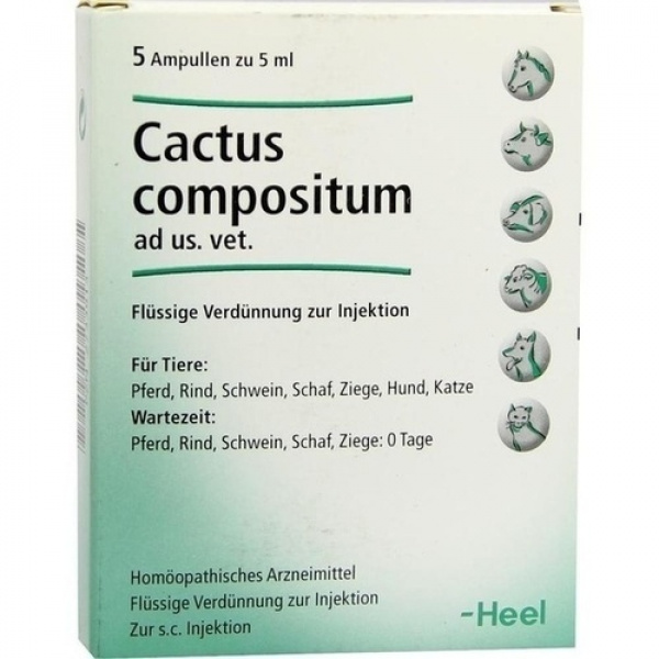 Cactus Comp Uso Veterinario conf.-  FIALE 5 X 5ML