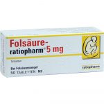 FOLSAURE Ratiopharm 5 MG – (ACIDO FOLICO) – 50 CPS