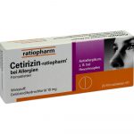CETRIZIN Ratiopharm PER ALLERGIE 10 MG – COMPRESSERVESTITE CON FILM 20 PZ