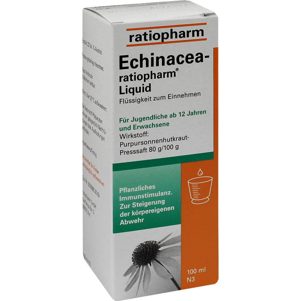 Echinacea Ratiopharm 100 Mg
