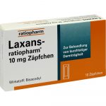 LAXANS Ratiopharm 10 MG SUPPOSTE - 10 PZ