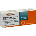 LOPERAMID Ratiopharm AKUT M MG CPS RIVESTISTE - 10 PZ