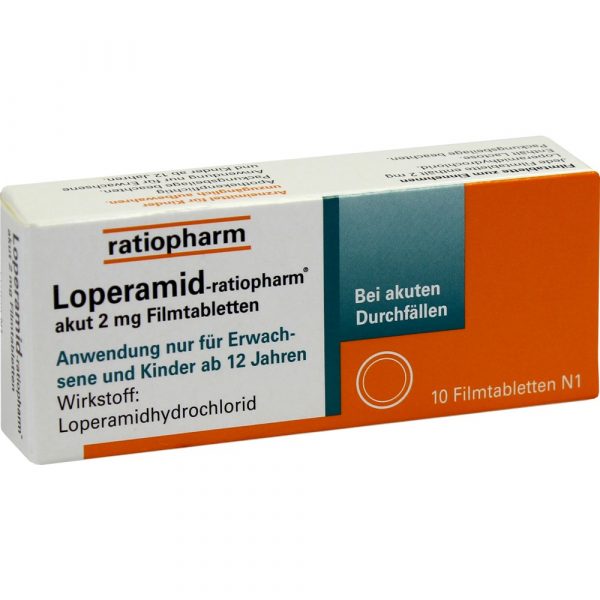 LOPERAMID Ratiopharm AKUT M MG CPS RIVESTISTE - 10 PZ