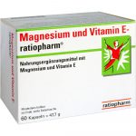 MAGNESIO e VITAMINA E Ratiopharm 60 capsule