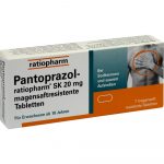 PANTOPRAZOL Ratiopharm SK 20 MG MAGENSATRERS. CPS - 7 PZ