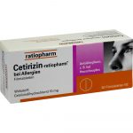 CETRIZIN Ratiopharm PER ALLERGIE 10 MG - COMPRESSERVESTITE CON FILM 50 PZ