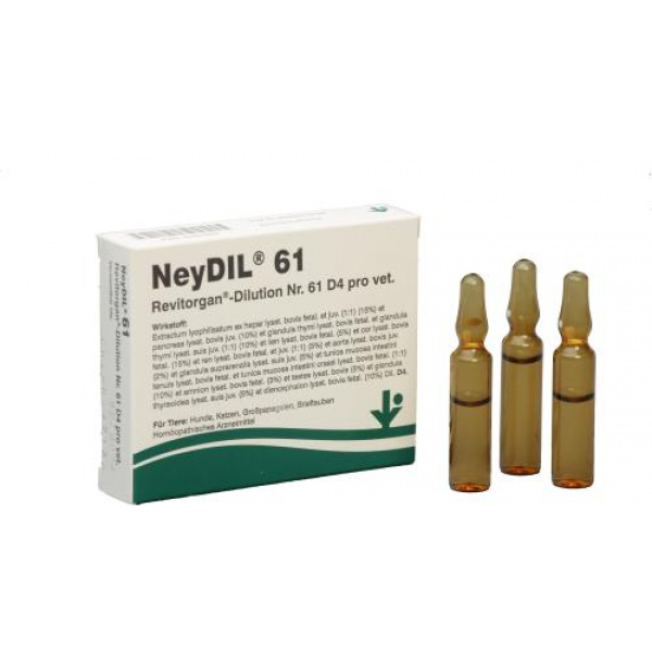 NEYDIL Nr.61 Revitorgan Dil.D 4 pro fiale veterinario.