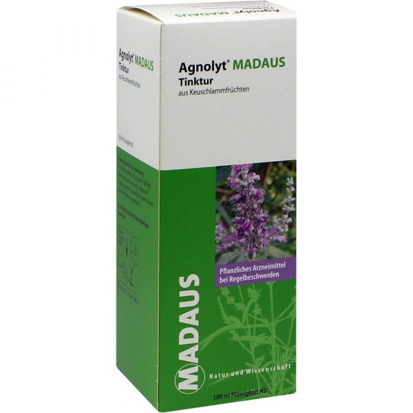 Agnolyt Madaus Tinktur aus Keuschlammfrüchten Tintura da fiori di agnocasto 100 ml
