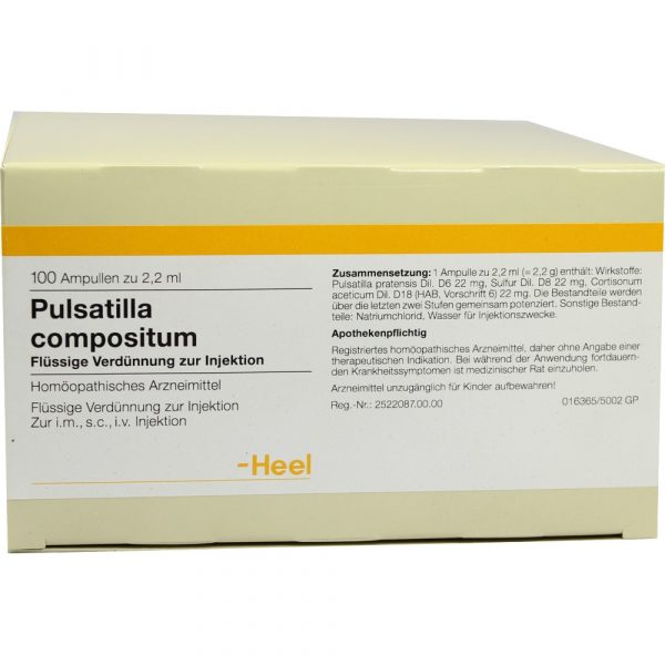 Pulsatilla Compositum - FIALE 100 X 2,2 ML