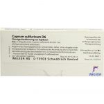Cuprum Sulfuricum D6 8X1 ml fiale