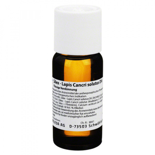 Silex Lapis Cancri Solutus D 6 Dilution 50 ml