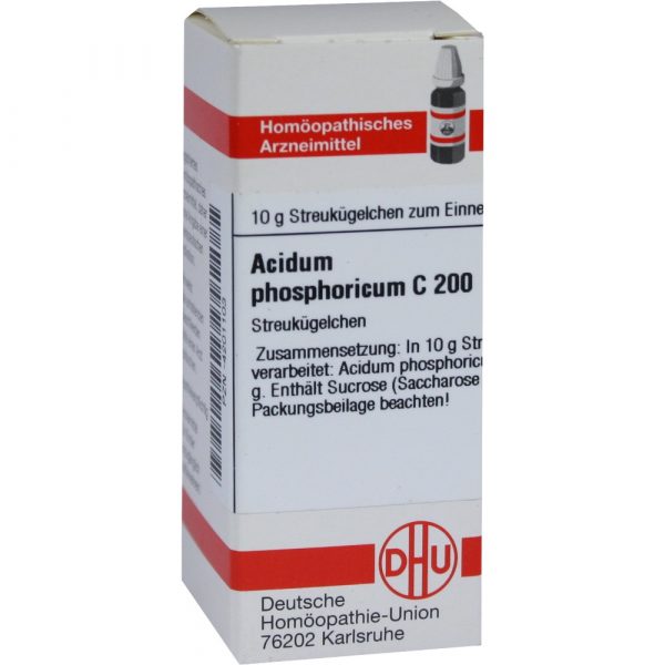 Acidum Phosphoricum C 200 Globuli
